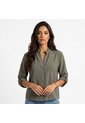 BLUSA VIKATS MUJER AG8255 VERDE Talla M de Vikats