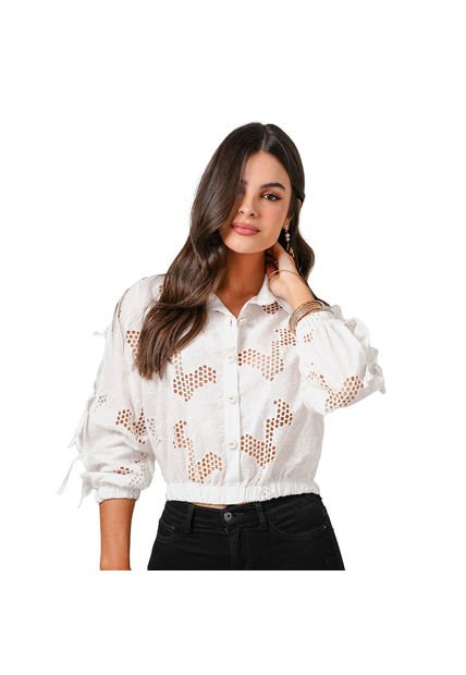 BLUSA VIKATS MUJER AG7465 BLANCO Talla XL