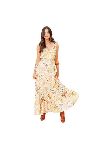 VESTIDO VIKATS MUJER AG7475 BEIGE Talla L