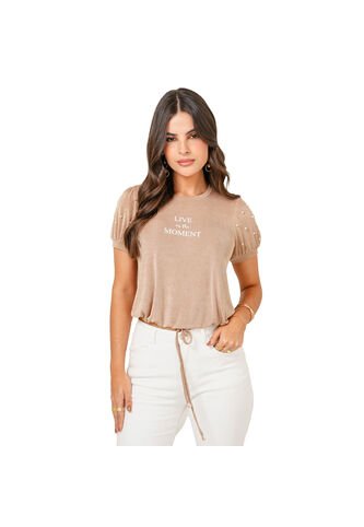 BLUSA VIKATS MUJER AG7476 CAMEL Talla XL Vikats