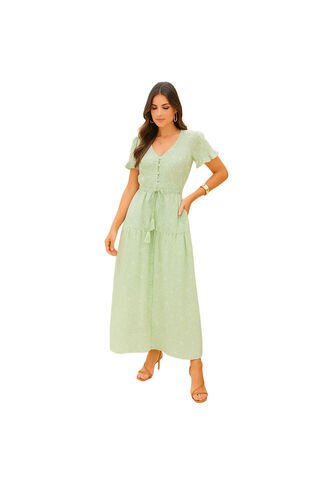 VESTIDO VIKATS MUJER AG7453 VERDE Talla L Vikats