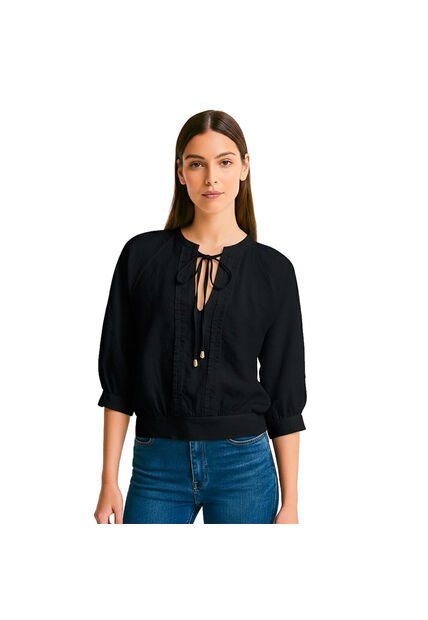 BLUSA VIKATS MUJER AG7739 NEGRO Talla M