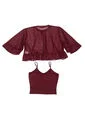 BLUSA VIKATS MUJER AG7712 VINOTINTO Talla L de Vikats