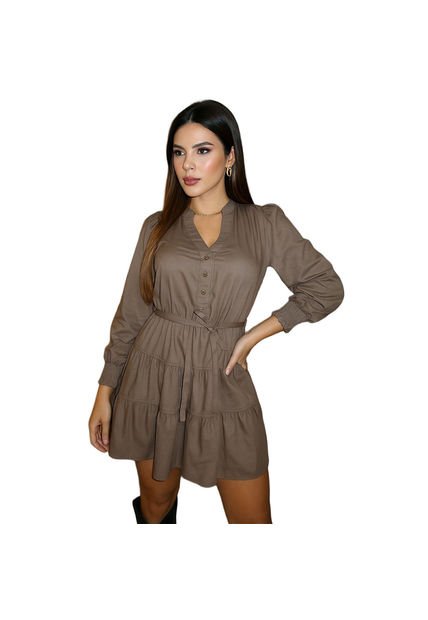 VESTIDO VIKATS MUJER AG7251 TAUPE Talla XL