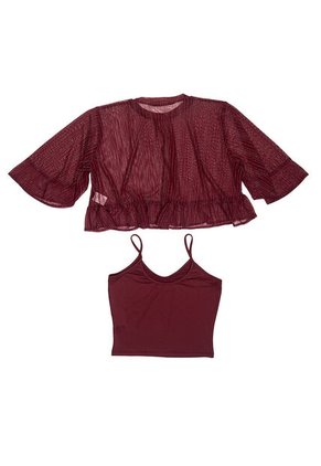 BLUSA VIKATS MUJER AG7712 VINOTINTO Talla M