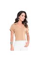 BLUSA VIKATS MUJER AG7648 CAMEL Talla XL de Vikats