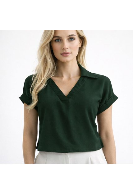 BLUSA VIKATS MUJER AG7648 VERDE Talla S