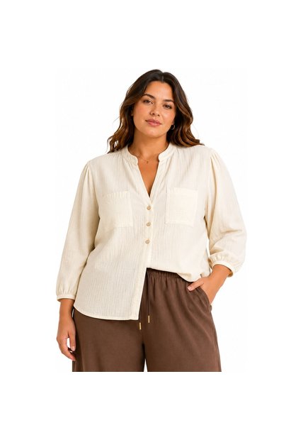 BLUSA VIKATS MUJER AG7840 MARFIL Talla 16