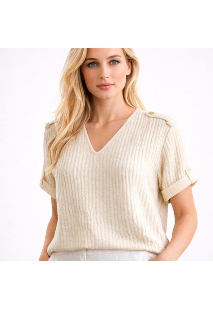 BLUSA VIKATS MUJER AG7753 MARFIL Talla L