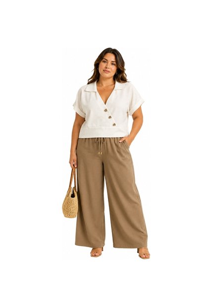 BLUSA VIKATS MUJER AG7844 VAINILLA Talla 16