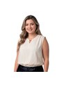 BLUSA VIKATS MUJER AG7926 MARFIL Talla 16 de Vikats