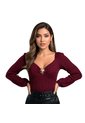 BLUSA VIKATS MUJER AG7950 VINOTINTO Talla XL de Vikats