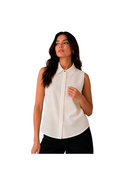 BLUSA VIKATS MUJER AG7931 MARFIL Talla XL