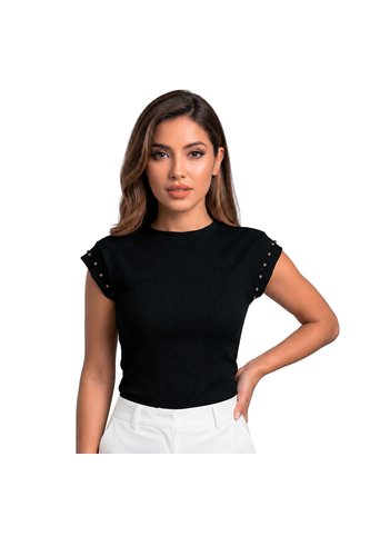 BLUSA VIKATS MUJER AG7930 NEGRO Talla S Vikats