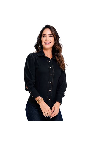 BLUSA VIKATS MUJER AG7579 NEGRO Talla M Vikats
