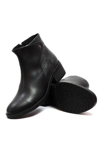 Botin Cuero Mujer Negro VillabonR VBP-5005 VillabonR