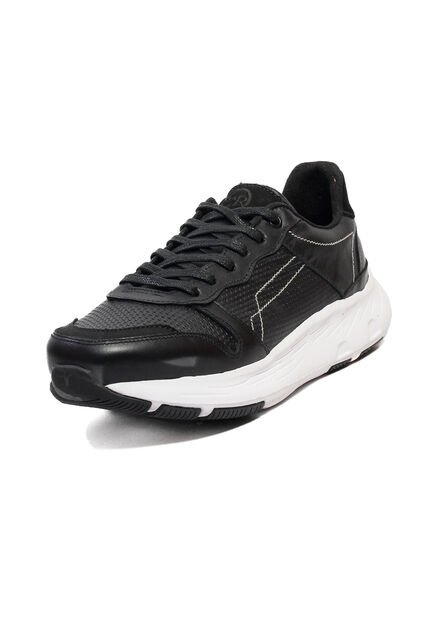 Tenis Cuero Hombre Negro VillabonR VD-3035