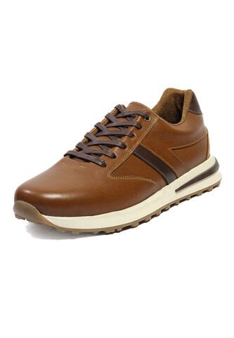 Tenis Cuero Hombre Miel VillabonR VATR-3017 VillabonR
