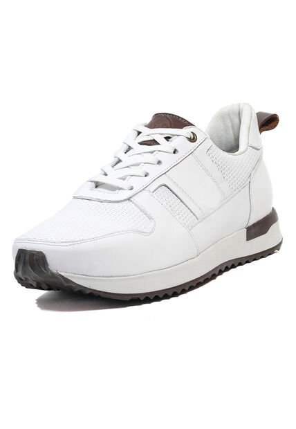 Tenis Cuero Hombre VillabonR VW-3032 Blanco