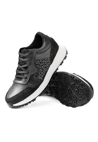 Tenis Cuero VillabonR VTI-4080 Negro VillabonR