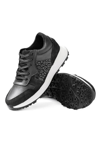 Tenis Cuero VillabonR VTI-4080 Negro