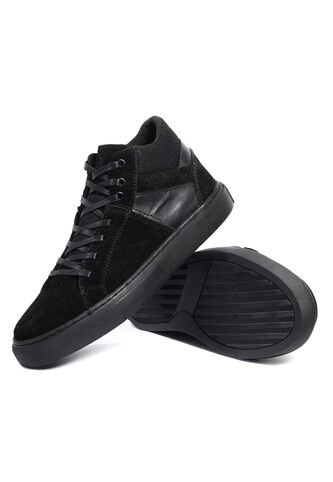 Teni Bota Moda Cuero Hombre Negro VillabonR VF-3032 VillabonR