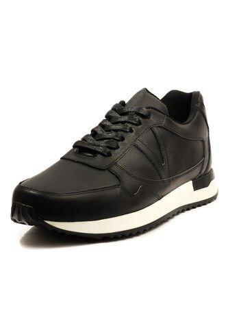 Tenis Cuero Negro VillabonR VA-3002 VillabonR