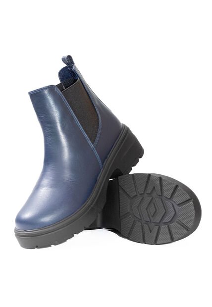 Botin Cuero Azul VillabonR VBA-5740
