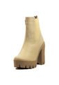 Botín Cuero Beige VillabonR VSH-5010 de VillabonR