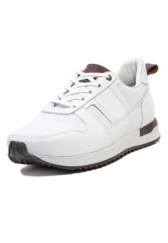 Tenis Cuero Hombre VillabonR VW-3032 Blanco VillabonR