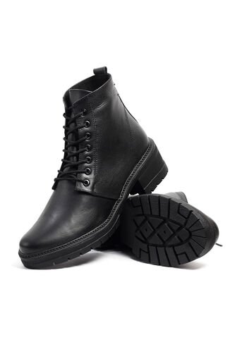 Botines Cuero Mujer Negro VillabonR VRB-3035 VillabonR
