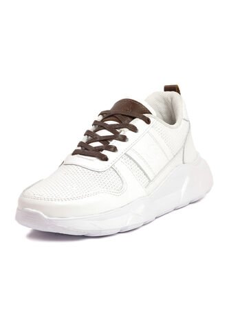 Tenis Moda Cuero Hombre Blanco VillabonR VL-3038 VillabonR