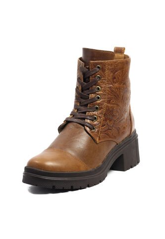 Botines Cuero Mujer Cafe VillabonR VCR-9025 VillabonR