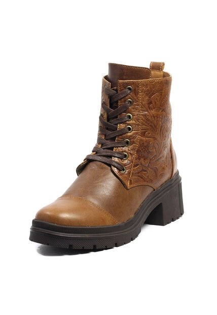 Botines Cuero Mujer Cafe VillabonR VCR-9025