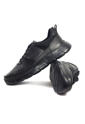 Tenis Cuero Hombre Negro VillabonR VL-3032C-A