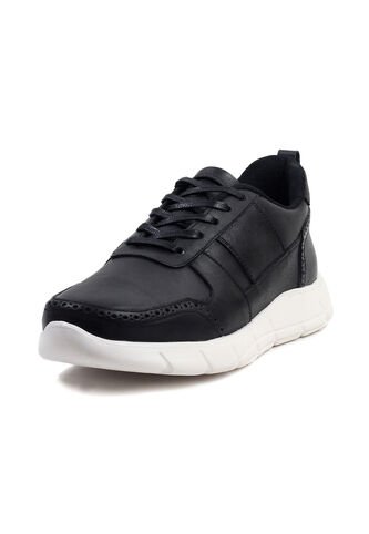 Tenis Cuero Hombre Negro VillabonR VL-3030C-A VillabonR
