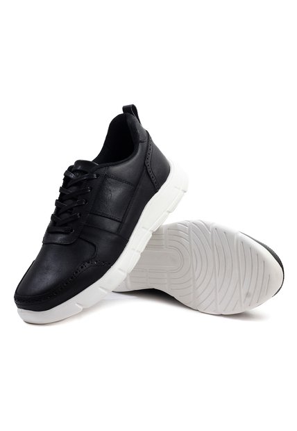 Tenis Cuero Hombre Negro VillabonR VL-3030