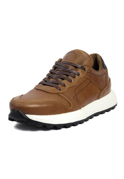 Tenis Cuero Hombre Miel VillabonR VD-3031