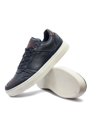 Tenis Cuero Hombre Azul VillabonR VD-3033