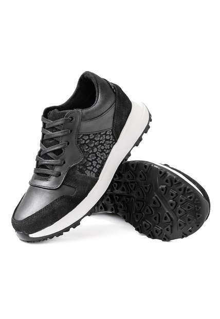 Tenis Cuero VillabonR VTI-4080 Negro