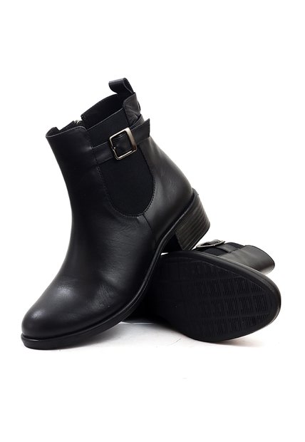 Botín Cuero Mujer Negro VillabonR VSH-5330