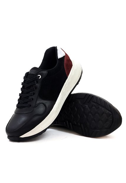 Tenis Cuero Negro VillabonR VP-3034
