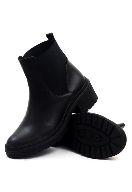Botín Cuero Mujer Negro VillabonR VSH-5332