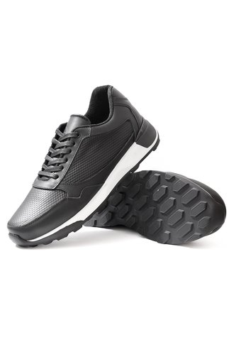 Tenis Cuero Hombre Negro VillabonR VBT-3020 VillabonR