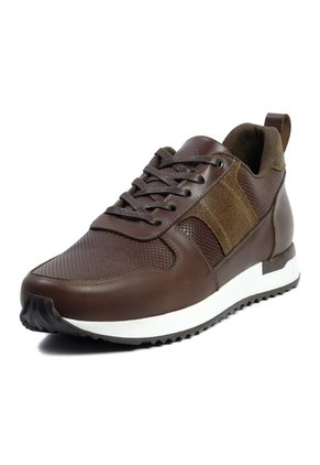 Tenis Moda Cuero Hombre Cafe VillabonR VW-3031