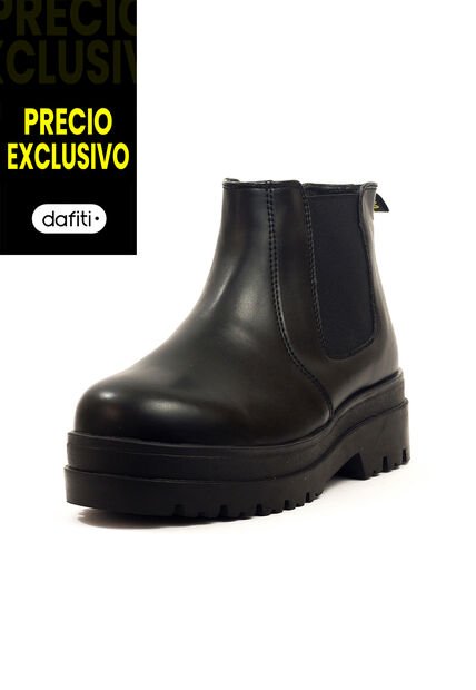 Botín Cuero Negro VillabonR VSH-5004