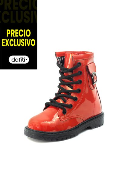 Botas Charol Ni\\u00f1a Rojo VillabonR VDM-5029
