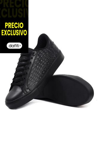 Tenis Cuero Negro VillabonR VT-3015 VillabonR