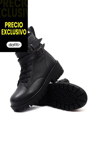 Botas Cuero Negro VillabonR VDM-5055 Correas VillabonR