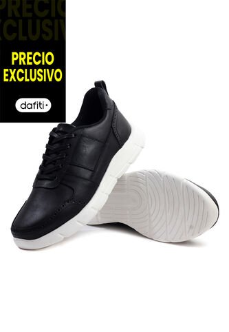 Tenis Cuero Hombre Negro VillabonR VL-3030 VillabonR